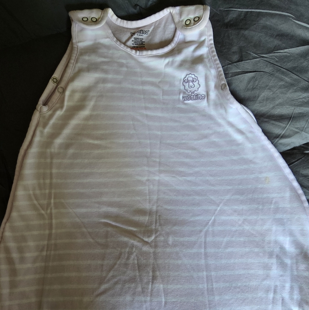 Pink Striped Kids Pajama Sleep Sack